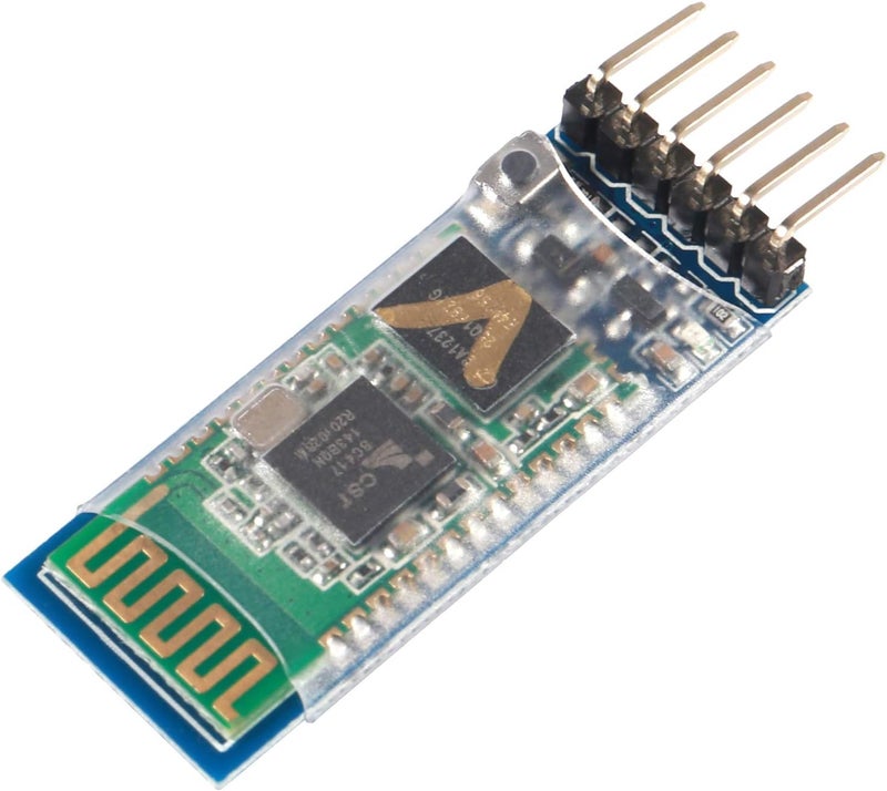 DORHEA 5PCS HC-05 Wireless Bluetooth Receiver RF Serial Transceiver Module Master Slave Integrated Bluetooth Module 6 Pin Wireless Serial Port Communication BT Module - Image 5